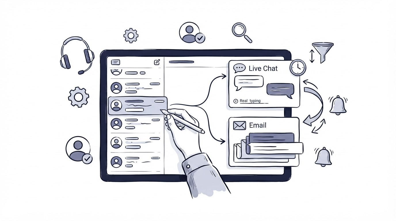 How to Use a Customer Support Inbox for Live Chat and Email
