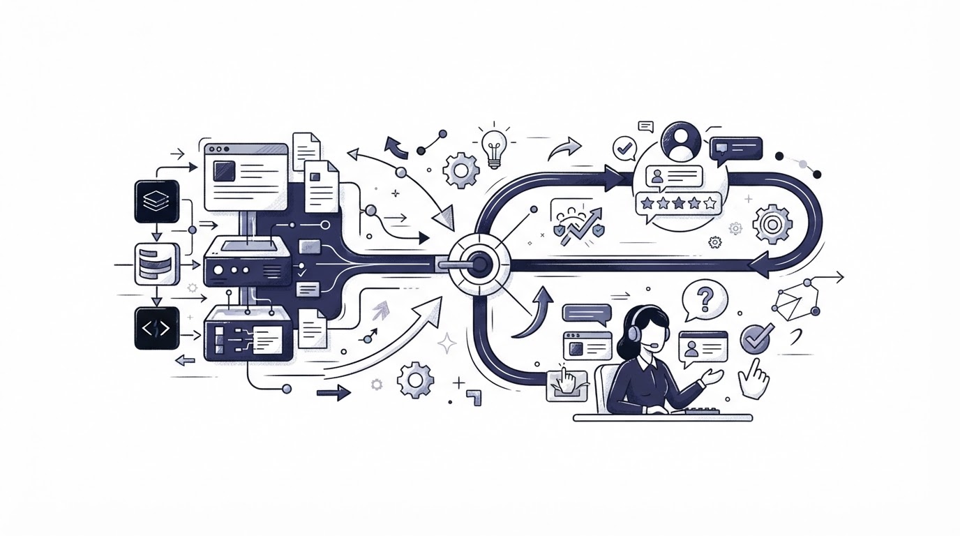 Connect your knowledge base for SaaS to live support and feedback